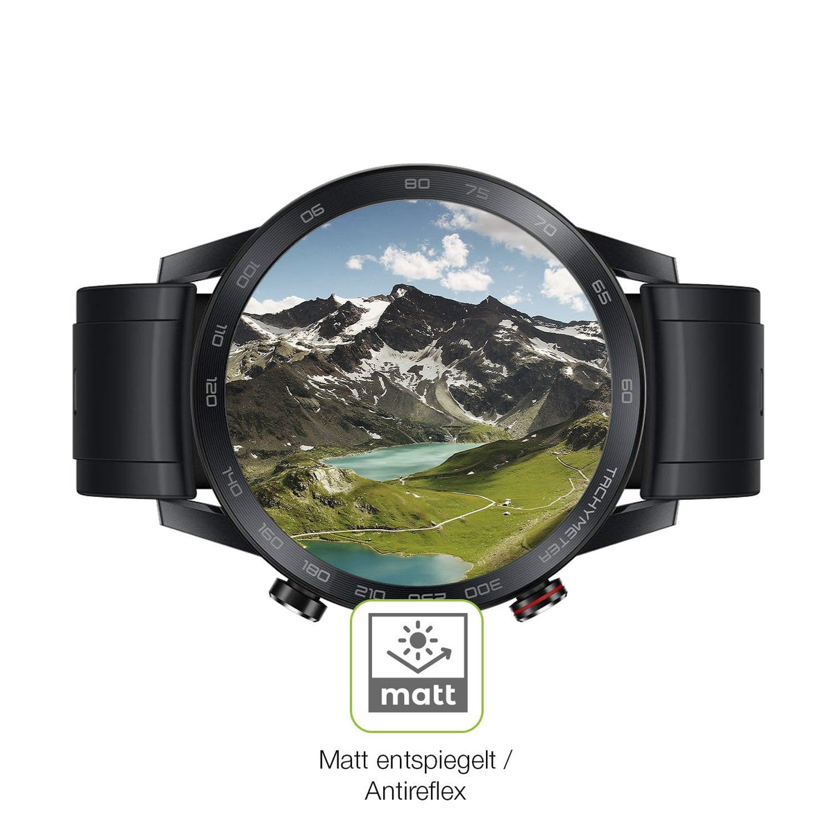 2x Full Cover matte Film for Honor Magic Watch 2 46mm Screen Protector