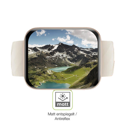 2x Full Cover matte Film for Mutoy Smartwatch 1.69 Zoll Screen Protector