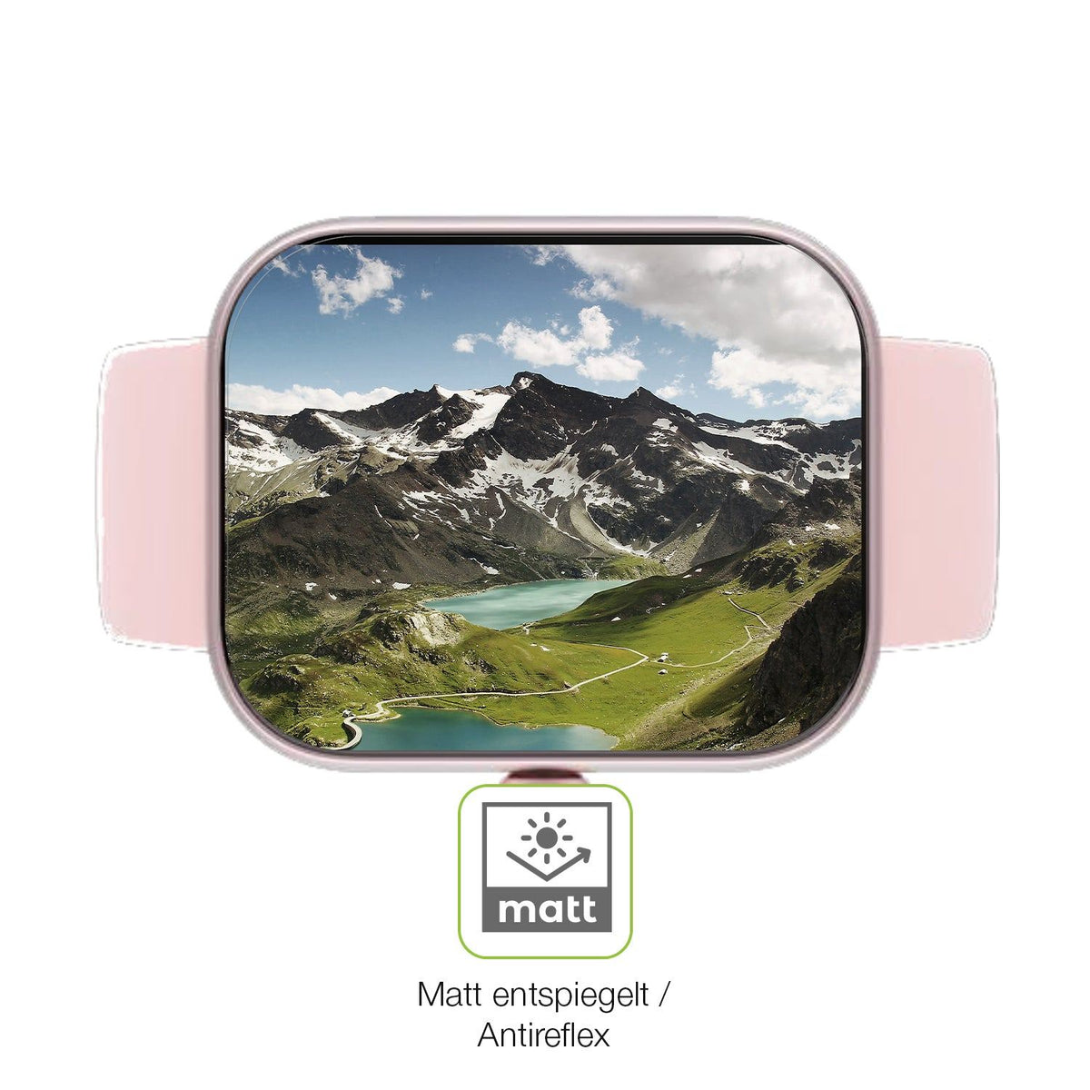 2x Full Cover matte Film for Toobur 1.91 Zoll Smartwatch Screen Protector