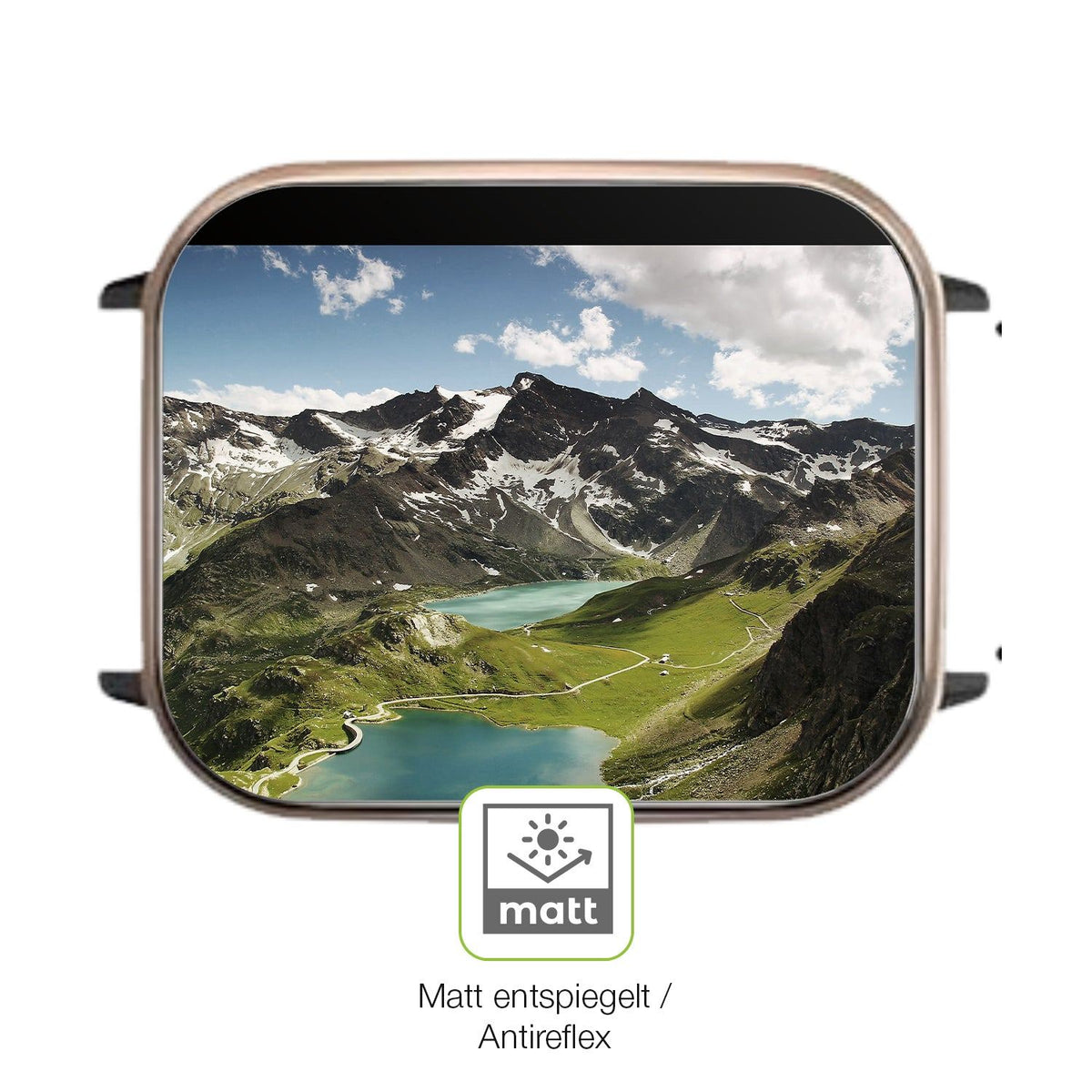 2x Full Cover matte Film for Banlvs T6 1.83 Zoll Screen Protector Anti-Shock