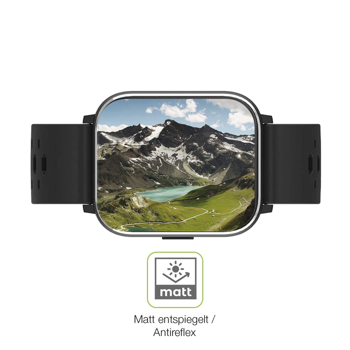 2x Full Cover matte Film for Denver SW-165 Screen Protector Anti-Shock