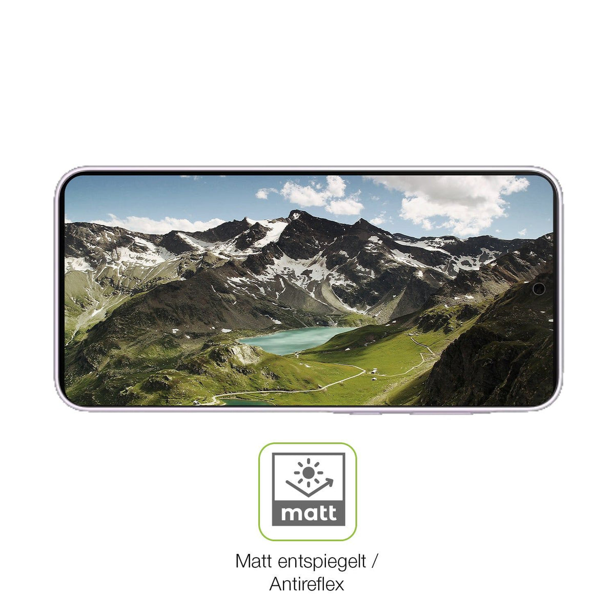 2x Full Cover matte Film for Samsung Galaxy A35 5G Screen Protector Anti-Shock