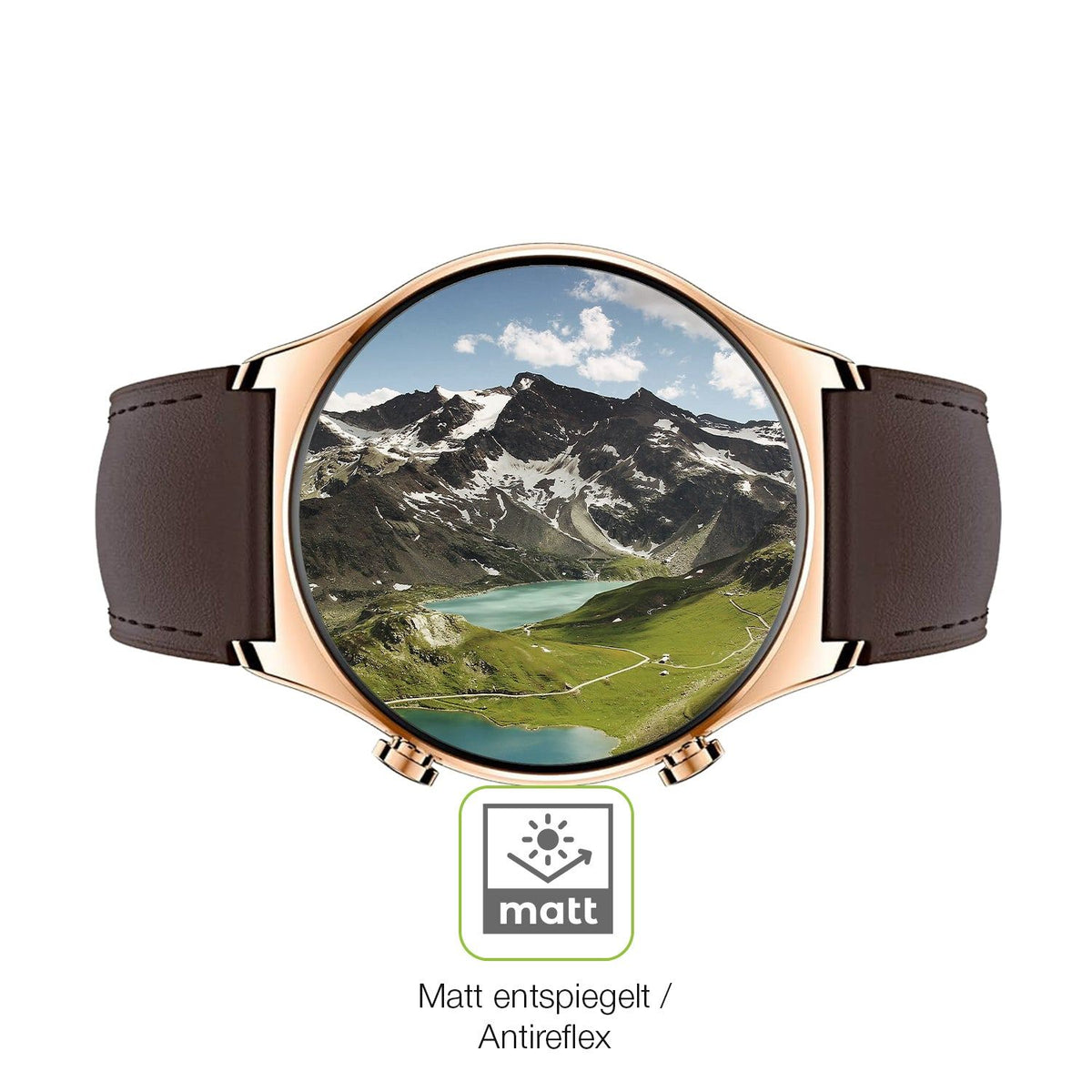 2x Full Cover matte Film for Honor Watch GS 3 Screen Protector Anti-Shock