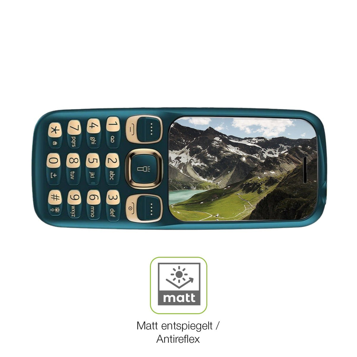 2x Full Cover matte Film for Cellecor C4i Screen Protector Anti-Shock