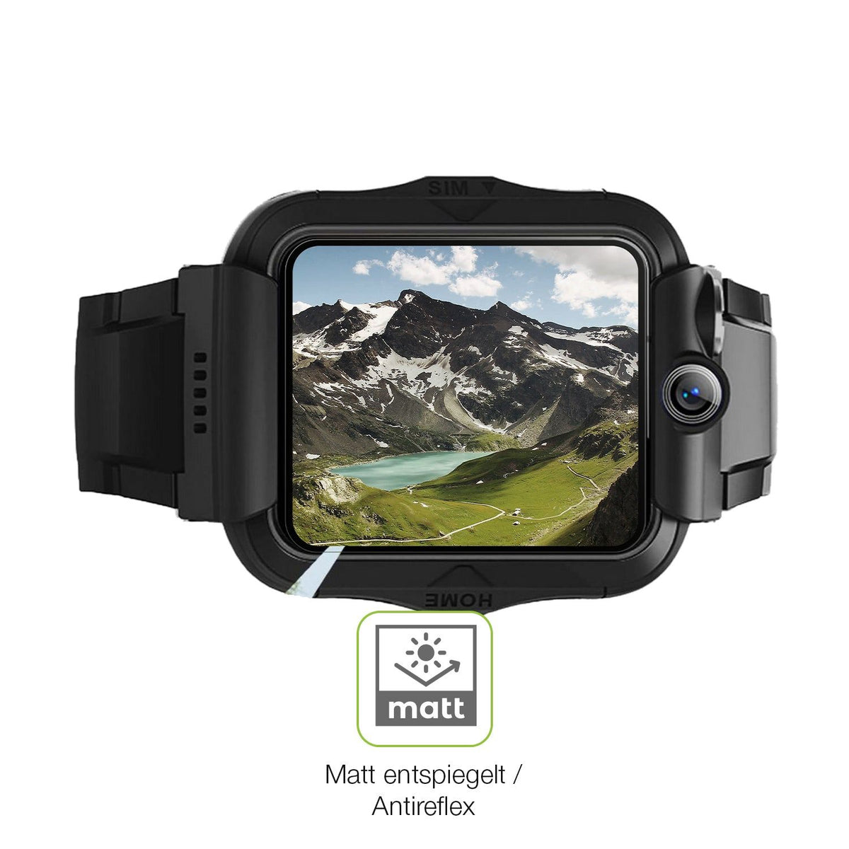 2x Full Cover matte Film for DDIOYIUR Kinder Smartwatch Screen Protector