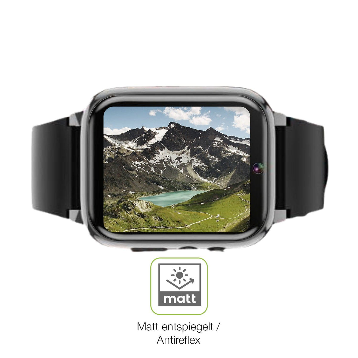 2x Full Cover matte Film for Winnes 24A08001 Smartwatch Screen Protector