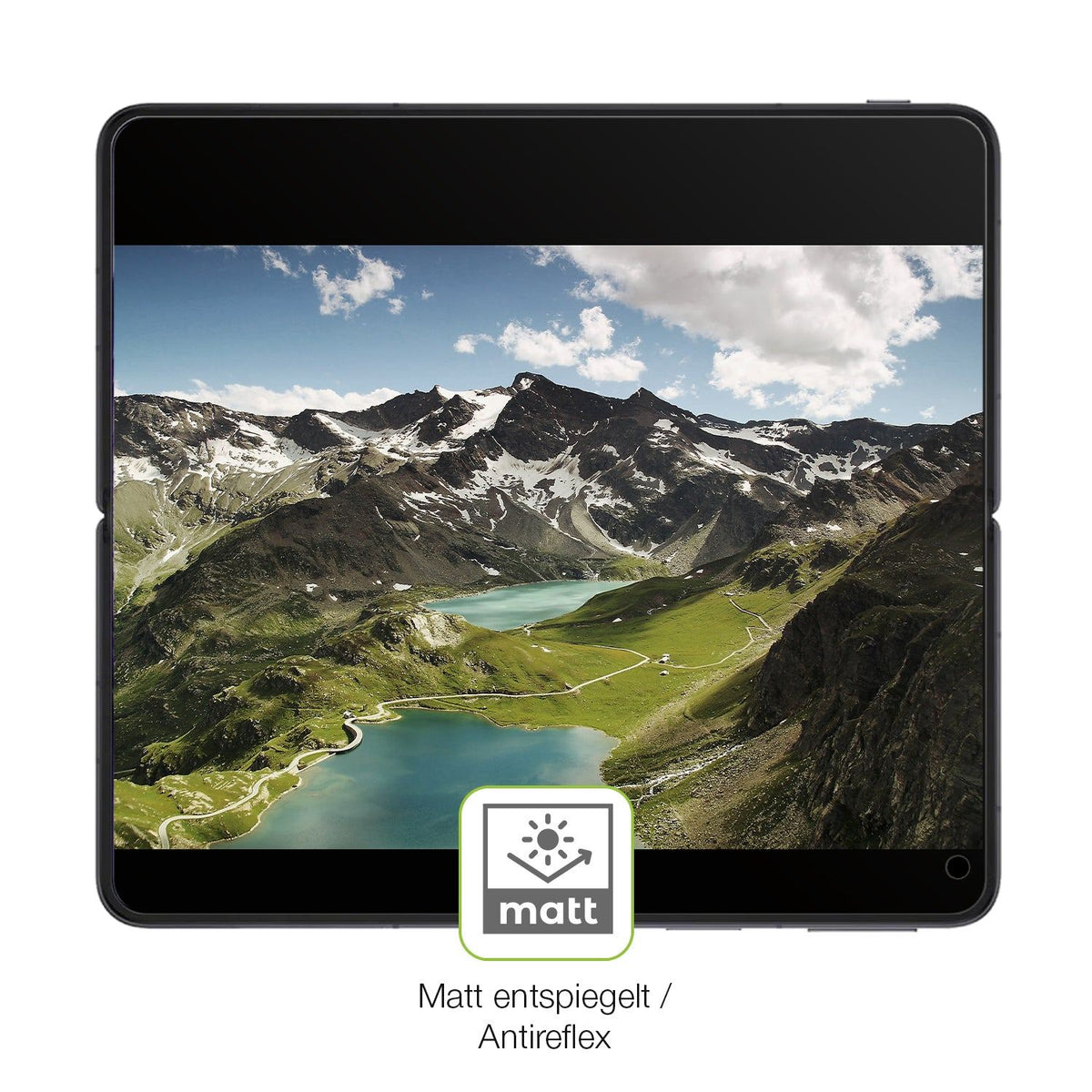 2x Full Cover matte Film for Oppo Find N5 Innenseite Screen Protector Anti-Shock