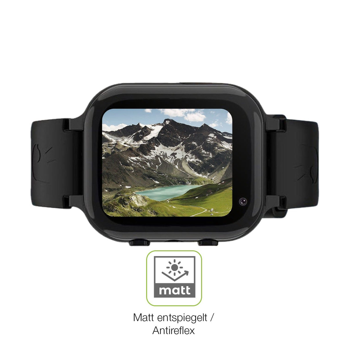 2x Full Cover matte Film for Ruopoem Smartwatch Kinder Screen Protector