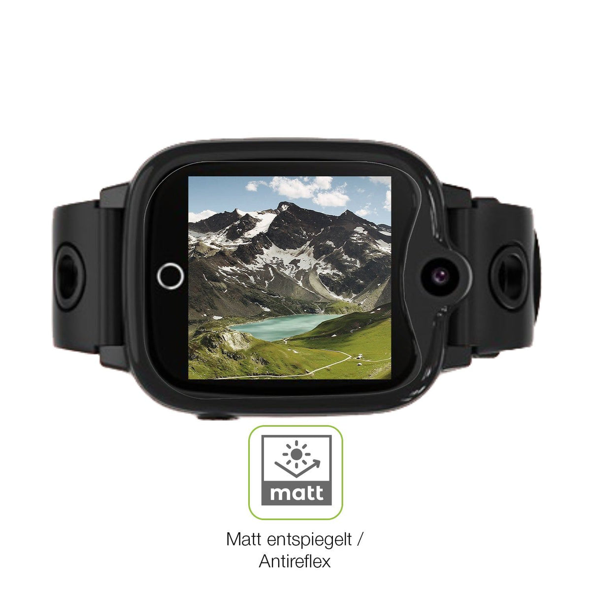 2x Full Cover matte Film for jiangshu Smartwatch Kinder 4G Screen Protector