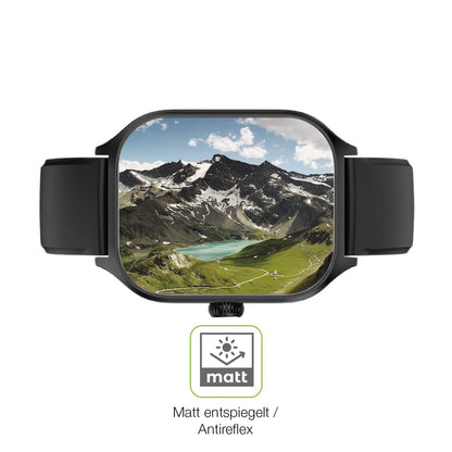 2x Full Cover matte Film for smooce Kinder Smartwatch 01 Screen Protector