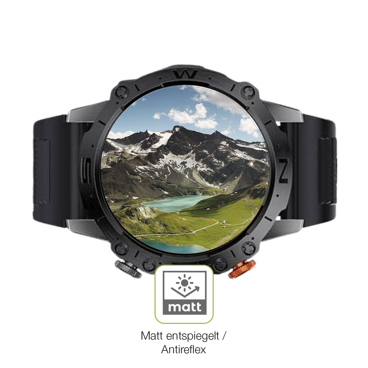2x Full Cover matte Film for LIGE Smart Sports Watch I10 Screen Protector