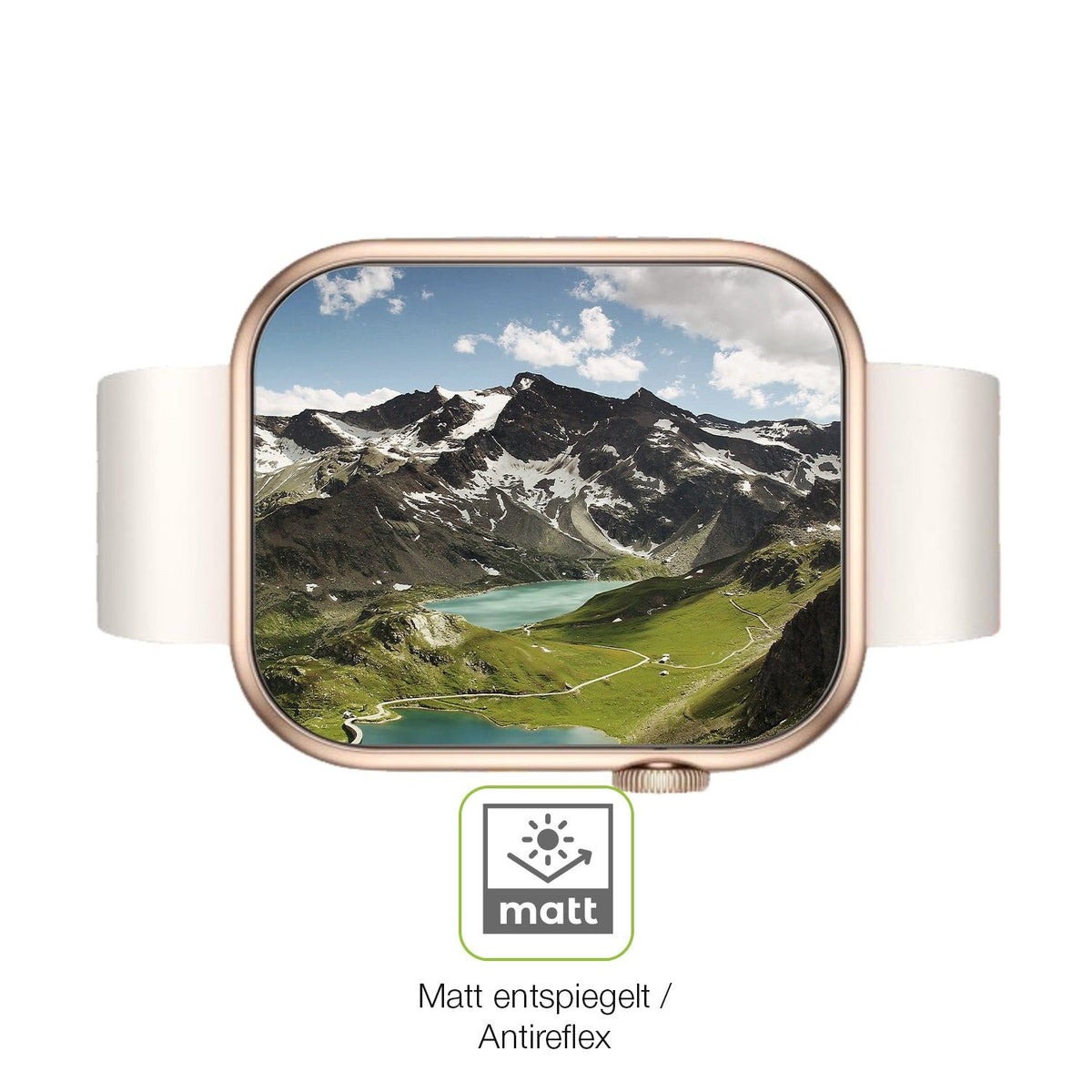 2x Full Cover matte Film for Loyewaier QX 17 2.01 Zoll Screen Protector