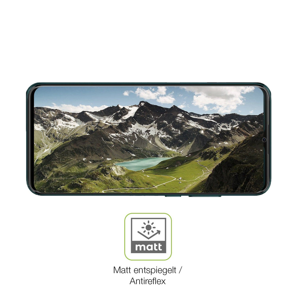 2x Full Cover matte Film for Mobicel P12 Screen Protector Anti-Shock