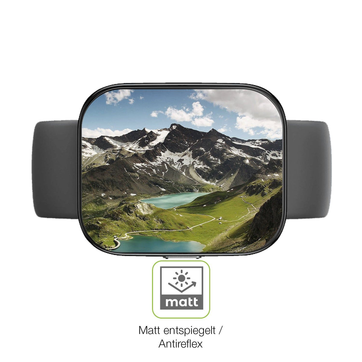 2x Full Cover matte Film for Amazfit bip5 38mm Screen Protector Anti-Shock