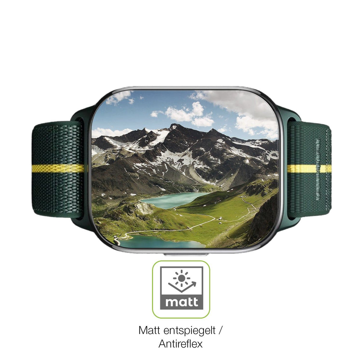 2x Full Cover matte Film for Motorola Moto Watch Fit Screen Protector Anti-Shock