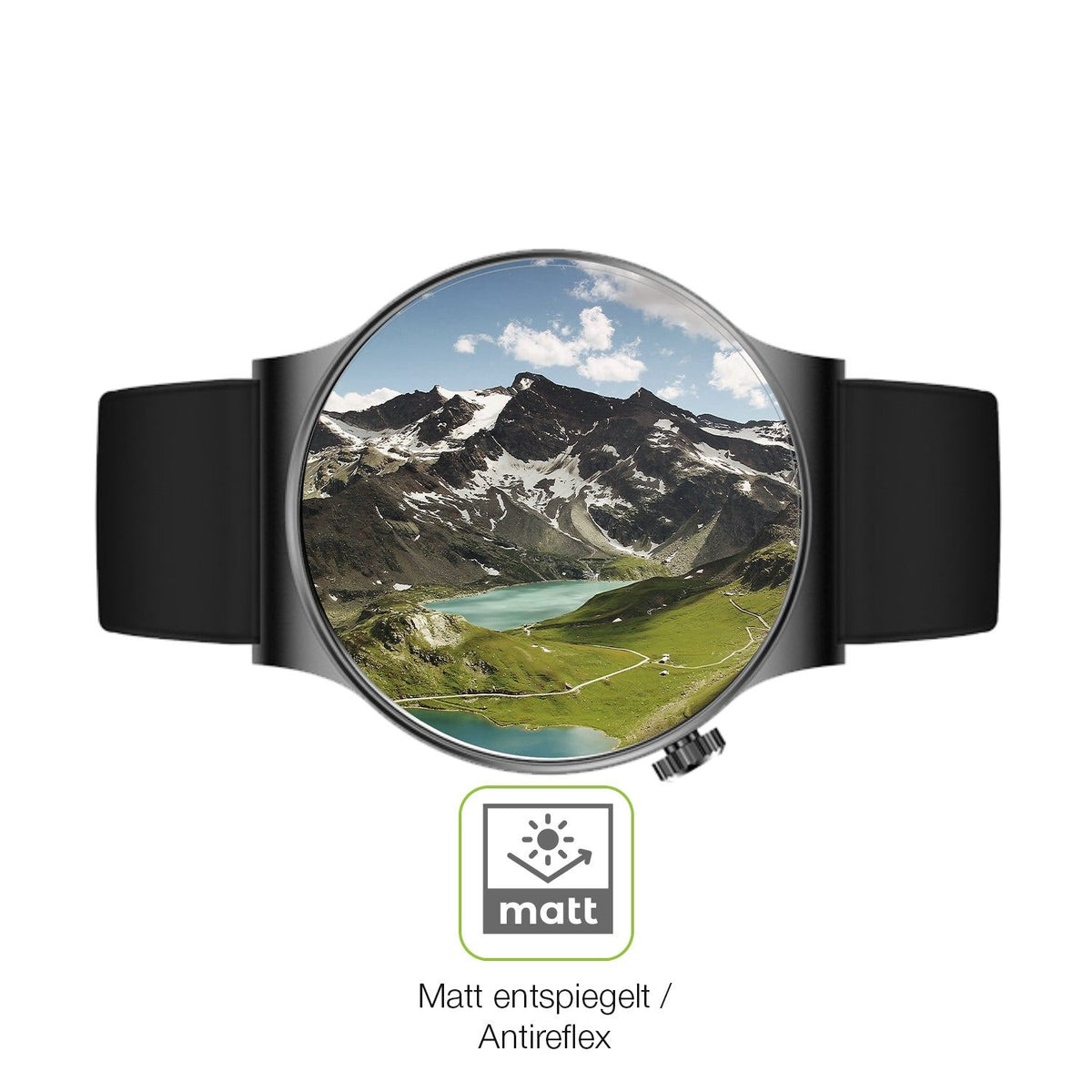 2x Full Cover matte Film for OOQE Watch CS PRO Screen Protector Anti-Shock