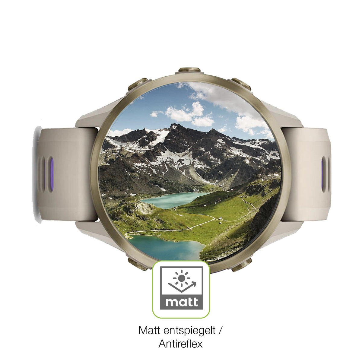 2x Full Cover matte Film for Garmin Forerunner 970 Screen Protector Anti-Shock