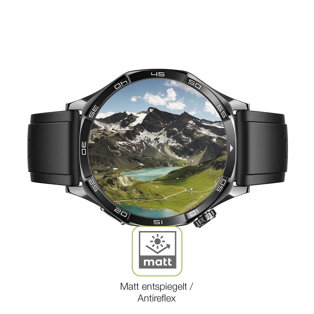 2x Full Cover matte Film for Huawei Watch 5 42mm Screen Protector Anti-Shock