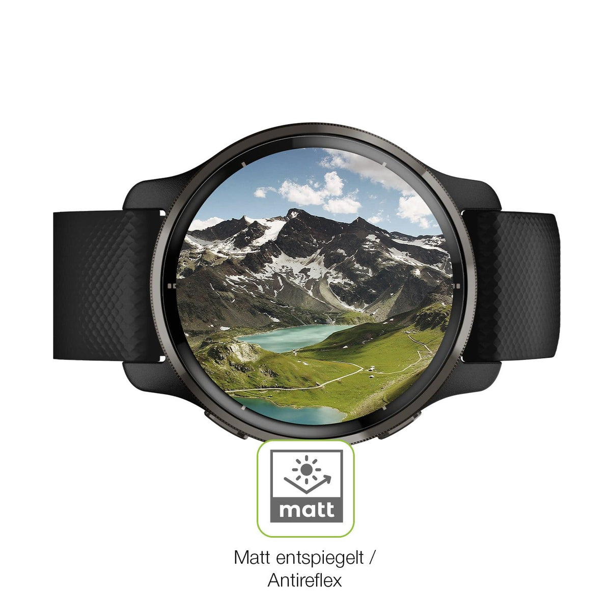 2x Full Cover matte Film for Garmin Venu 2 Plus (43mm) Screen Protector