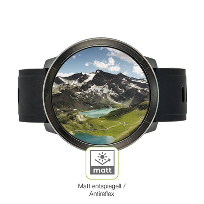 2x Full Cover matte Film for Watchmark Kardiowatch WM18 Plus Screen Protector