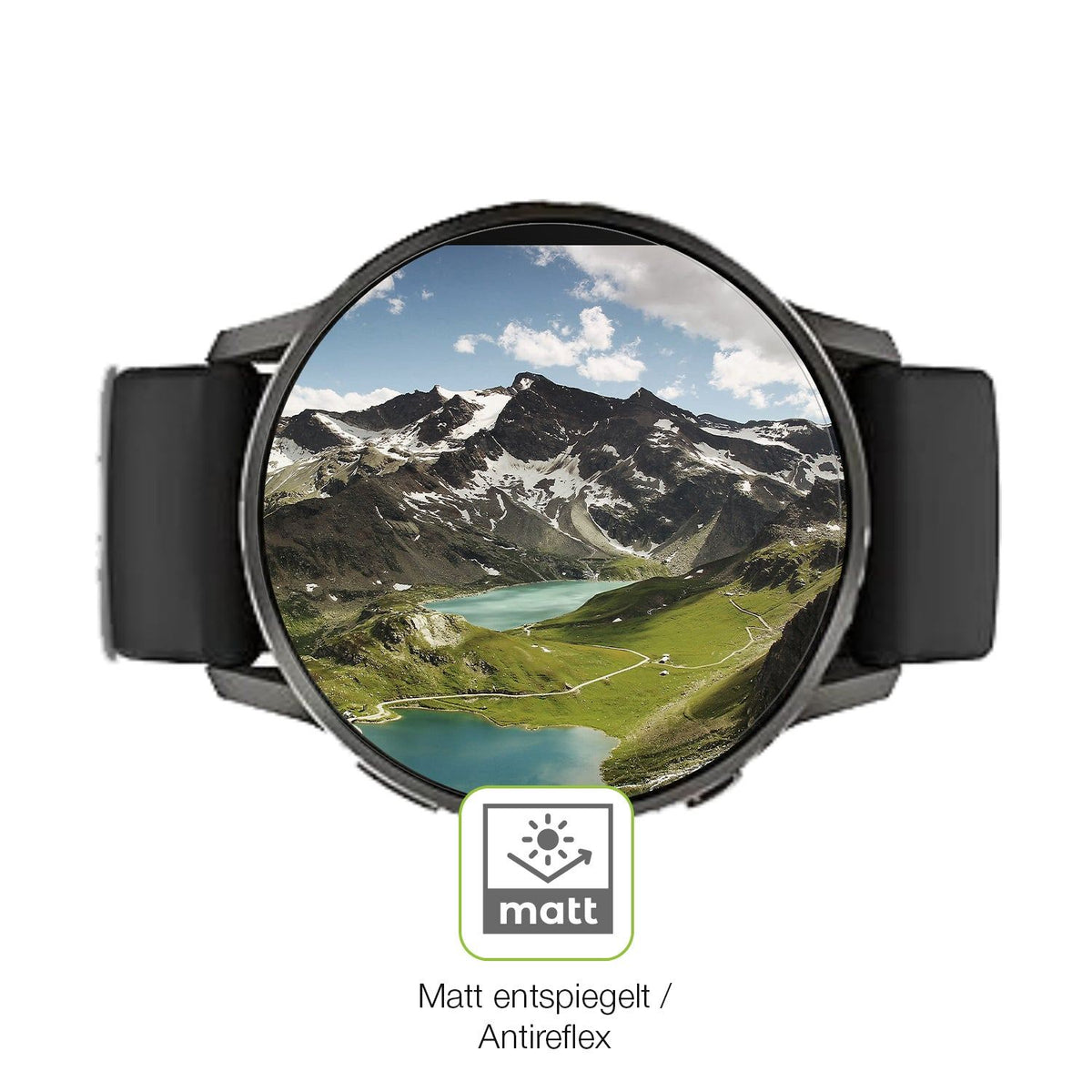 2x Full Cover matte Film for Garmin Venu 4 41mm Screen Protector Anti-Shock