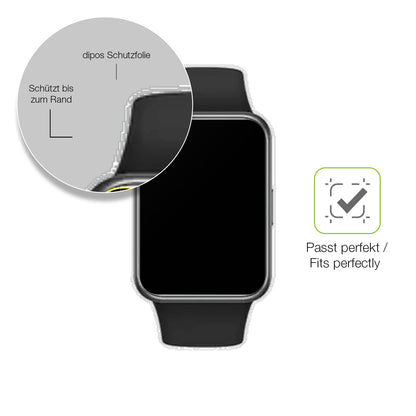 2x Full Cover Schutzfolie matt für Huawei Watch Fit 2