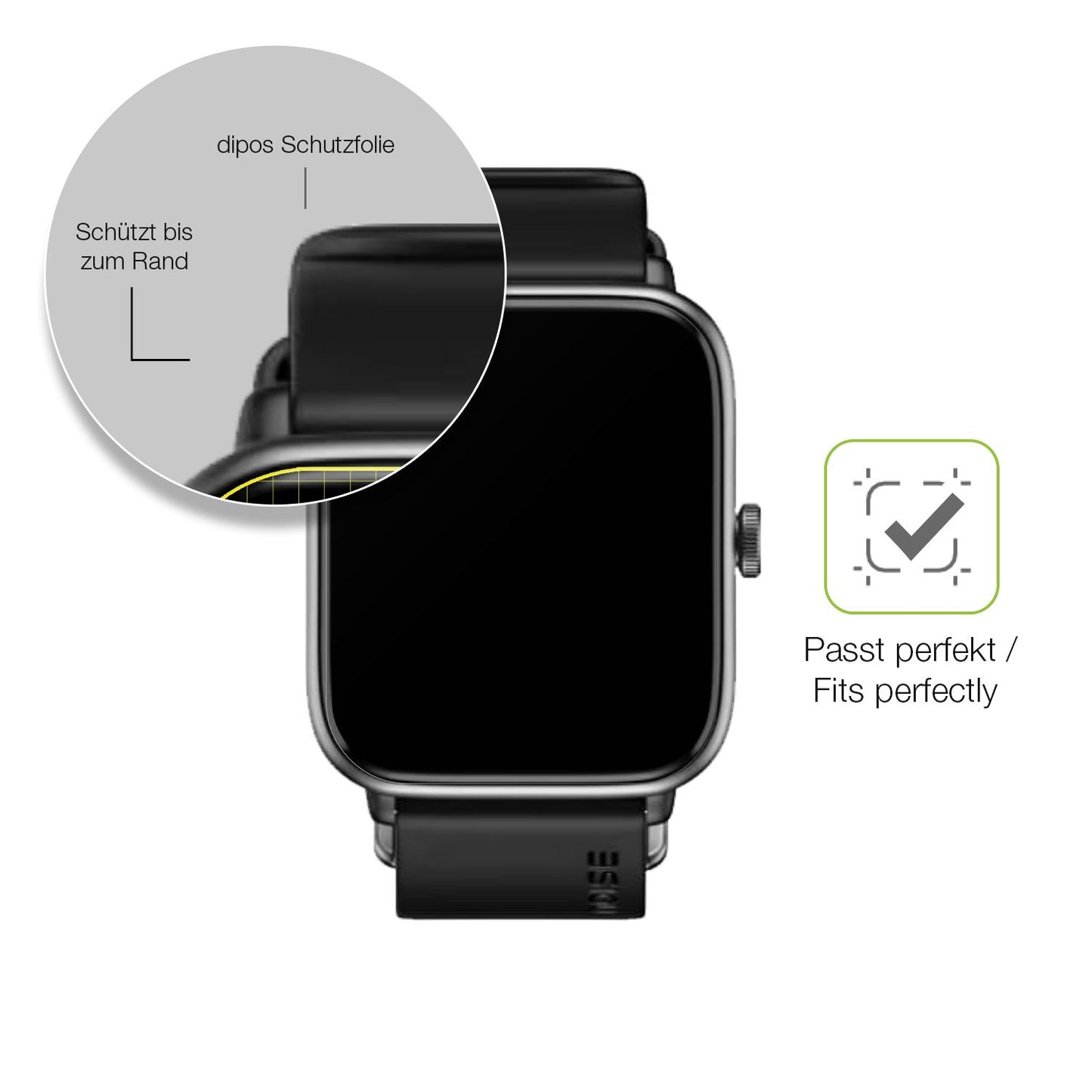dipos FLEX 2x Matte Screen Protector for Noise ColorFit Pro 4