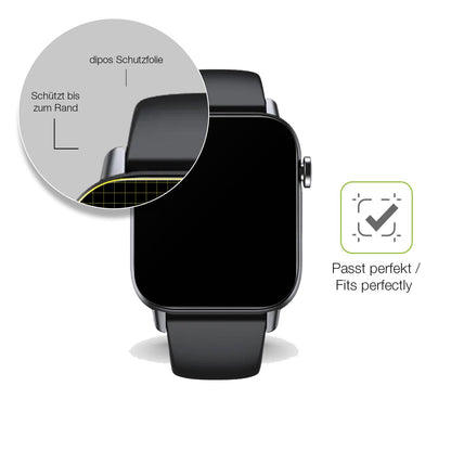 2x Full Cover matte Film for Gard Pro Health Smartwatch 2+ Screen Protector