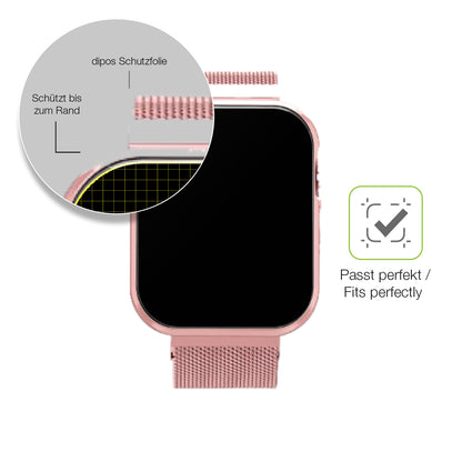 2x Full Cover Schutzfolie matt für Banlvs Smartwatch 1.83 Zoll