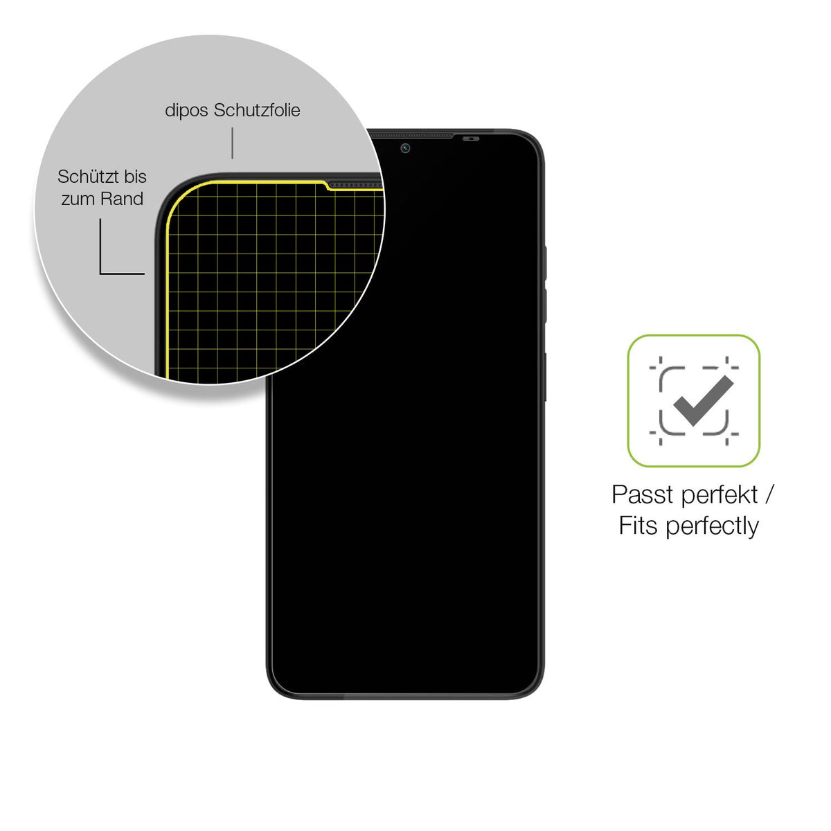2x Full Cover matte Film for I Kall Z16 Pro Screen Protector Anti-Shock