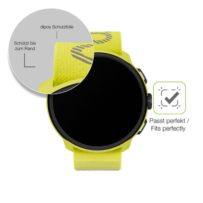 2x Full Cover matte Film for Suunto Run Screen Protector Anti-Shock