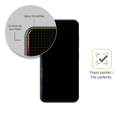2x Full Cover Schutzfolie matt für ZTE Axon 70