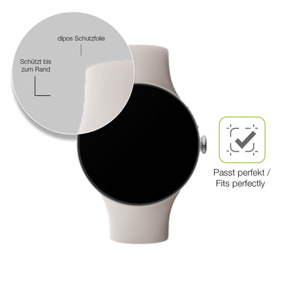 2x Full Cover Schutzfolie matt für Google Pixel Watch 4 41mm