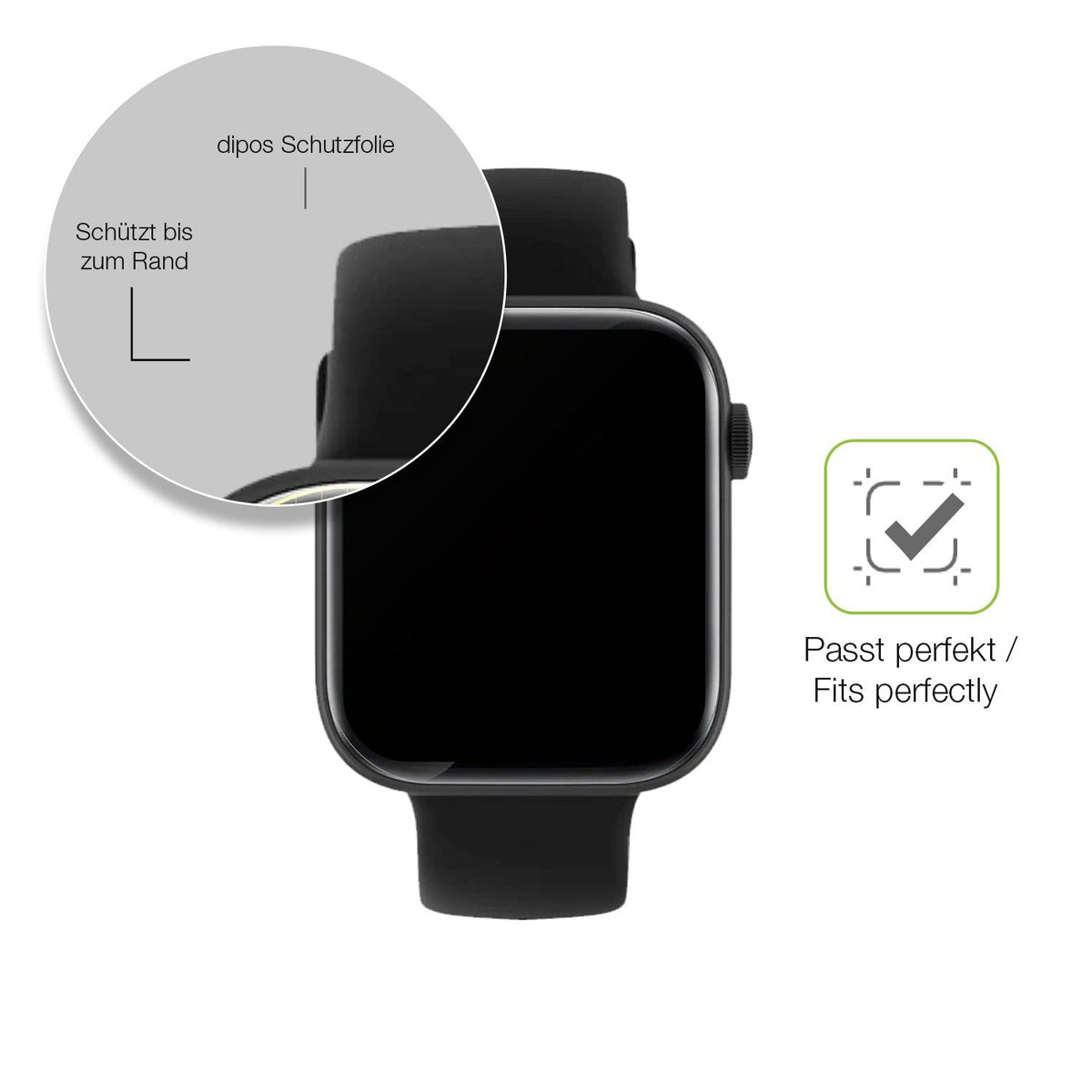 dipos FLEX 2x Matte Screen Protector for Fireboltt Ring 3