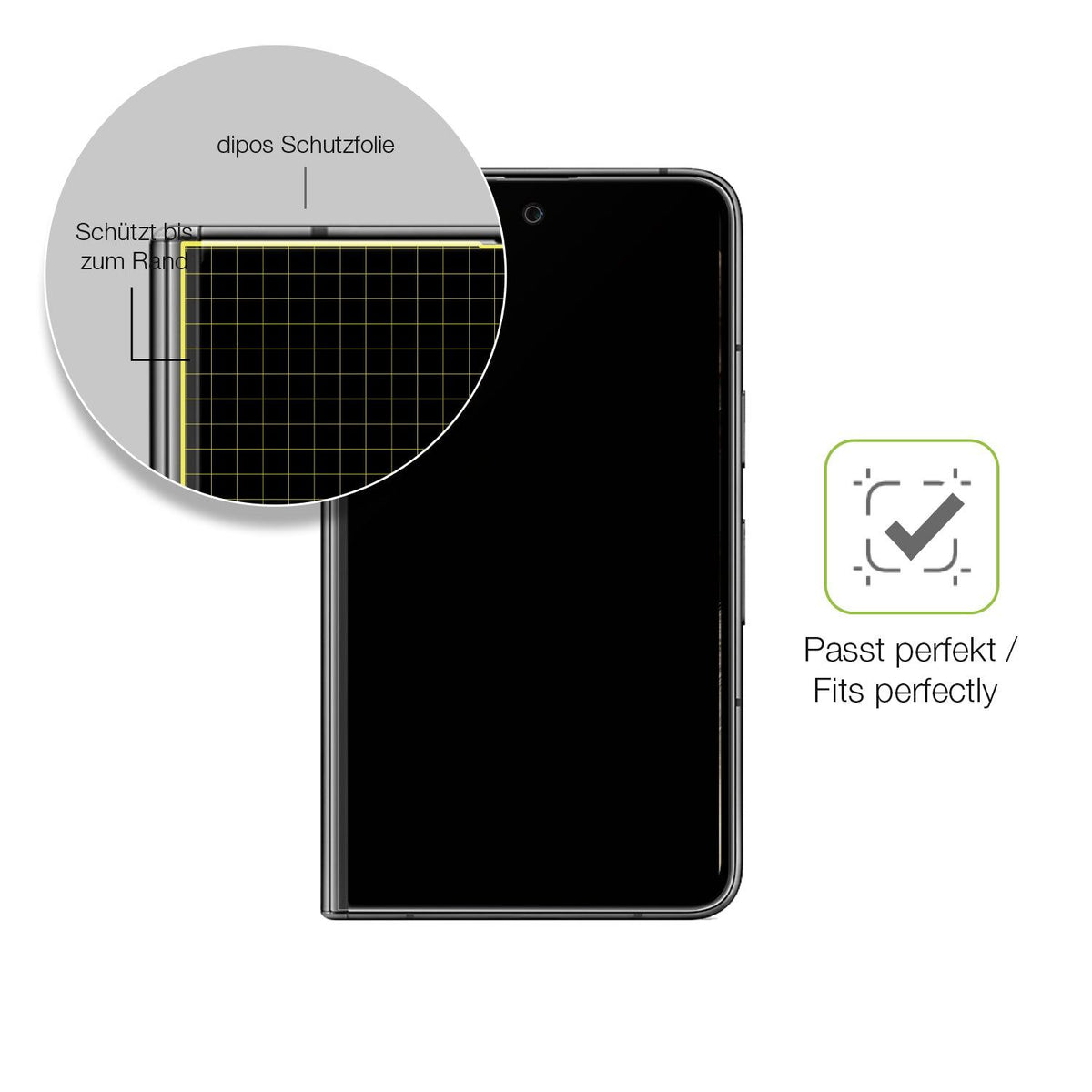 dipos FLEX 2x Matte Screen Protector for Google Pixel Fold