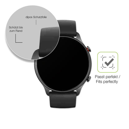 dipos FLEX 2x Matte Screen Protector for Amazfit GTR 2e