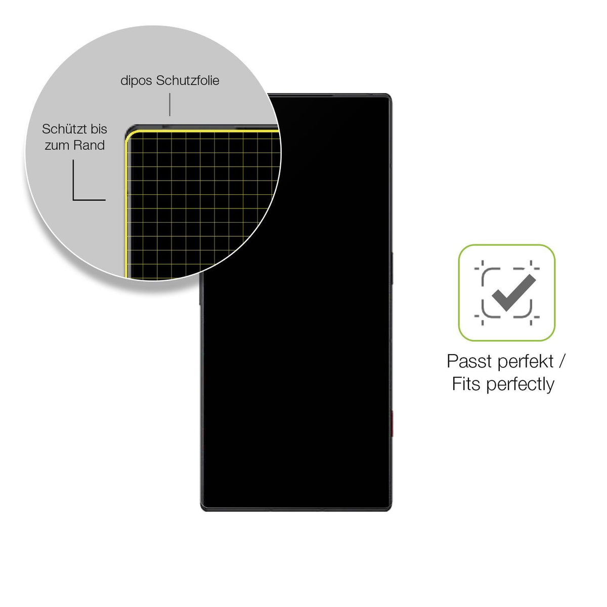 2x Full Cover matte Film for Nubia Red Magic 8 Pro Plus Screen Protector