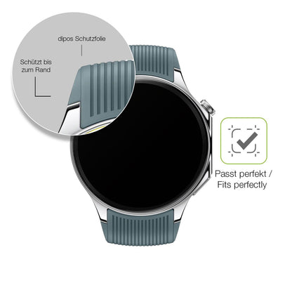 2x Full Cover matte Film for OnePlus Watch 2 Screen Protector Anti-Shock