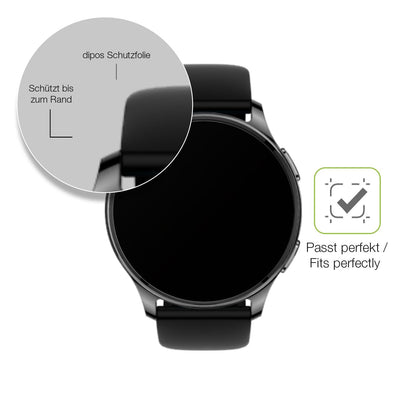 2x Full Cover matte Film for Amazfit Pop 3r Screen Protector Anti-Shock