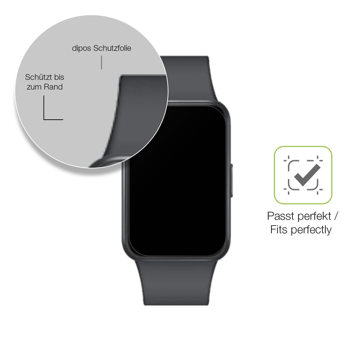 2x Full Cover matte Film for Samsung Galaxy Fit 3 Screen Protector Anti-Shock
