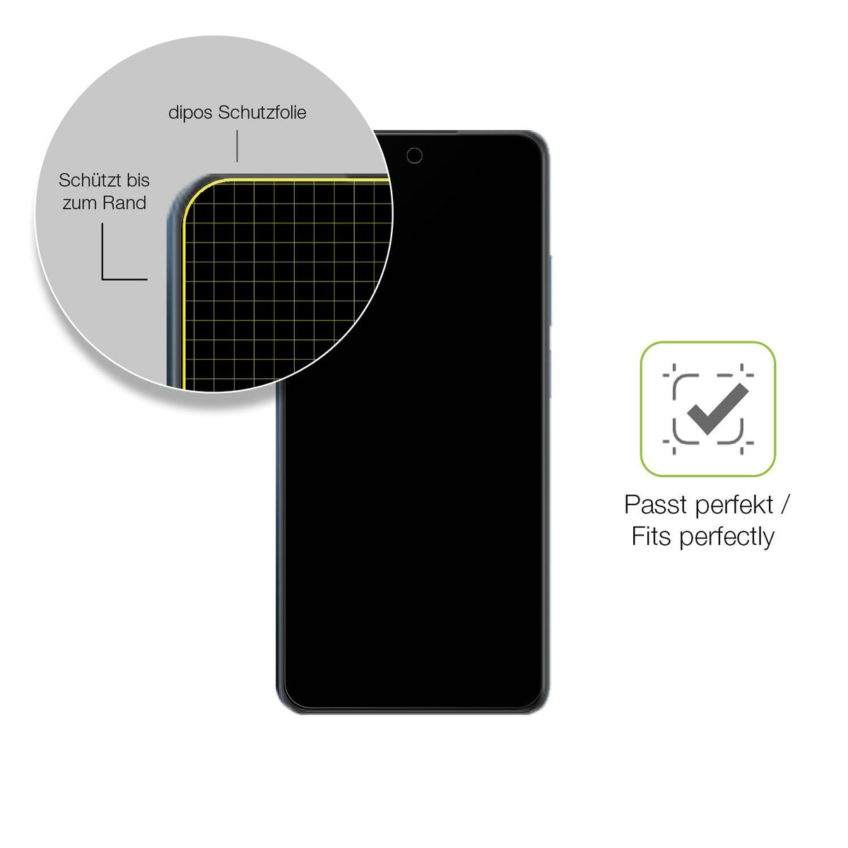 2x Full Cover matte Film for Realme C65 5G Screen Protector Anti-Shock