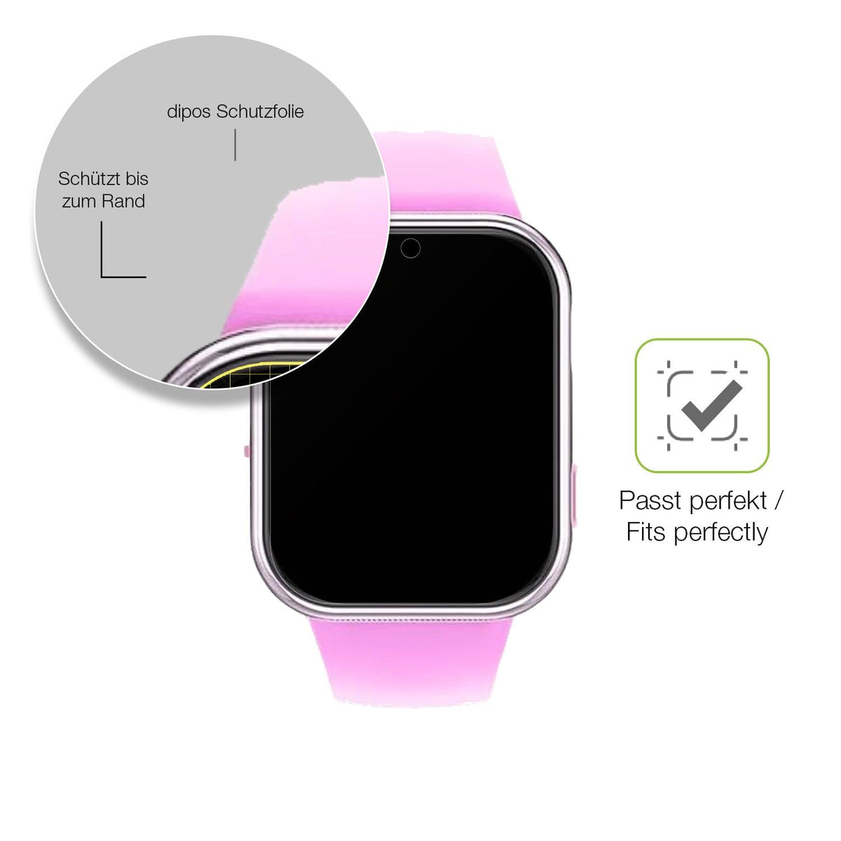 2x Full Cover matte Film for Igreeman Kinder Smartwatch Screen Protector
