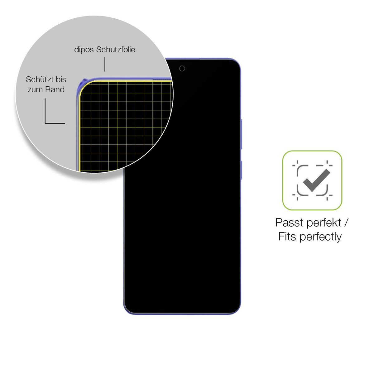 2x Full Cover matte Film for Realme P1 Speed Screen Protector Anti-Shock