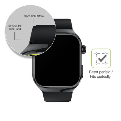 2x Full Cover matte Film for TK 16 Smartwatch 2.04 Zoll Screen Protector