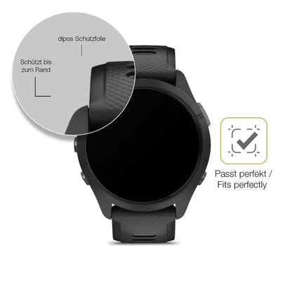 2x Full Cover matte Film for Garmin Forerunner 265s 42mm Screen Protector