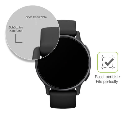 2x Full Cover matte Film for Garmin Vivoactive 5 Screen Protector Anti-Shock