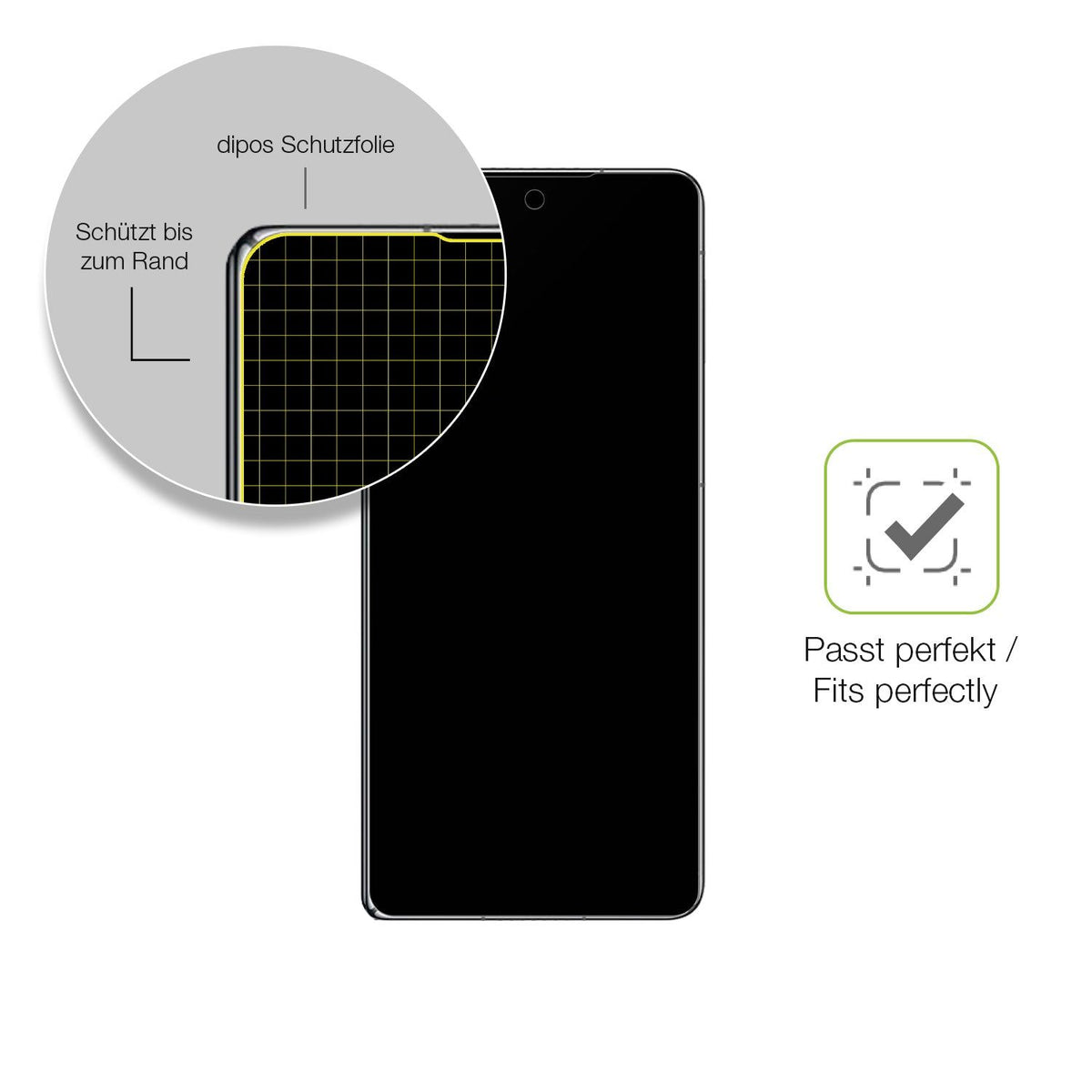 2x Full Cover matte Film for Huawei Mate X3 Frontdisplay Screen Protector