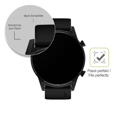 2x Full Cover matte Film for Tecno Watch Pro 2 Screen Protector Anti-Shock