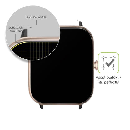 2x Full Cover matte Film for Banlvs T6 1.83 Zoll Screen Protector Anti-Shock