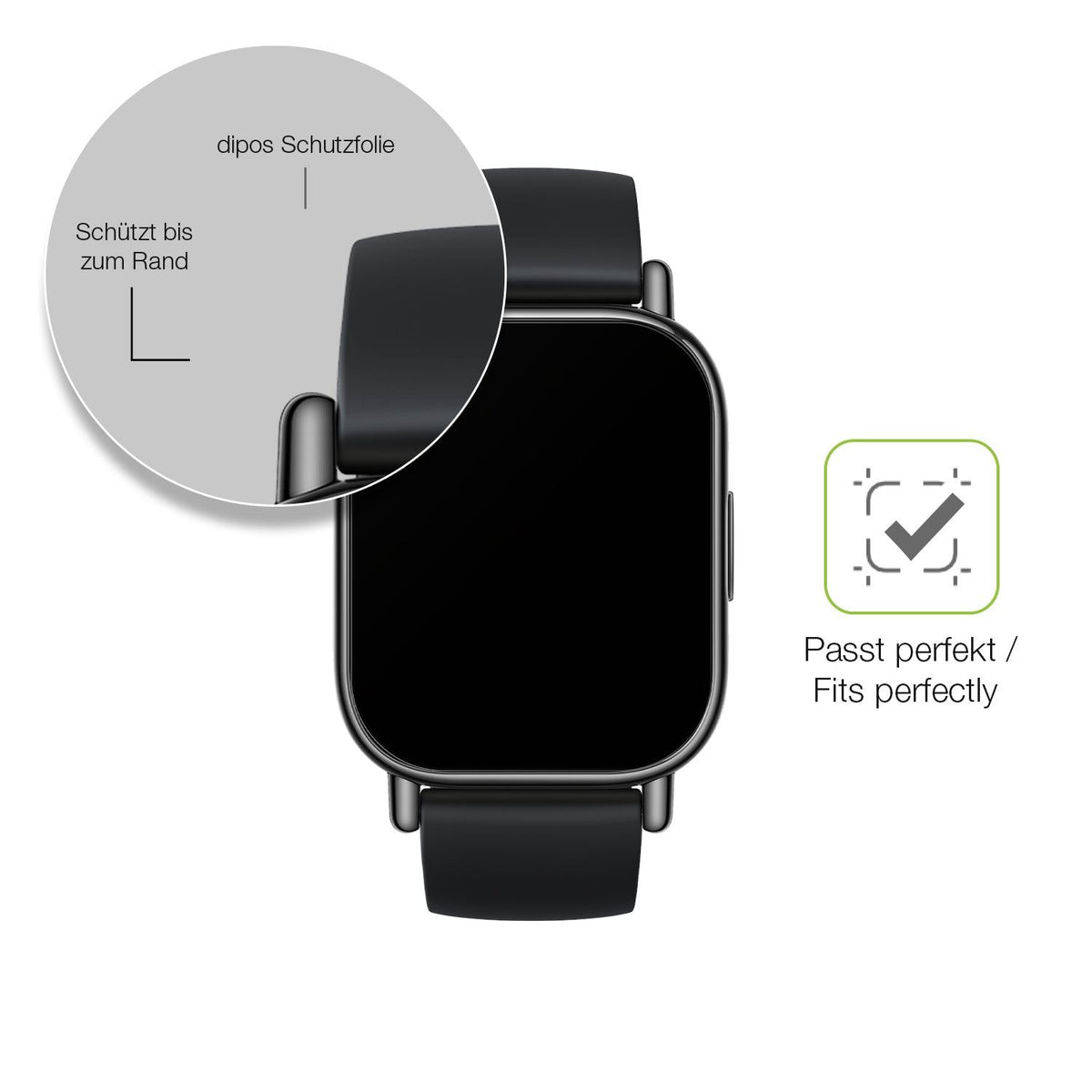 2x Full Cover matte Film for Xiaomi Redmi Watch 5 Screen Protector Anti-Shock